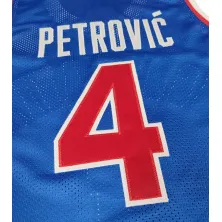 camiseta Drazen Petrovic con seleccion jugoslava azul