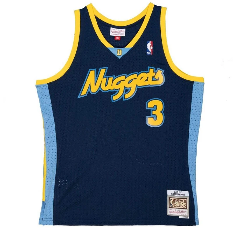 camiseta swingman Allen Iverson Denver Nuggets 2006 Mitchell and Ness