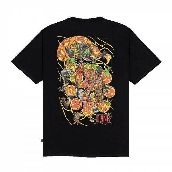 camiseta manga corta DLYNR Fujin Rajin Black