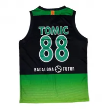 camiseta baloncesto oficial liga Endesa de Ante Tomic con Joventut Badalona Spalding