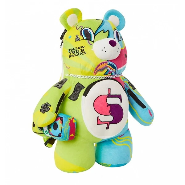 Mochila oso Sprayground multicolor Split Weird Bear