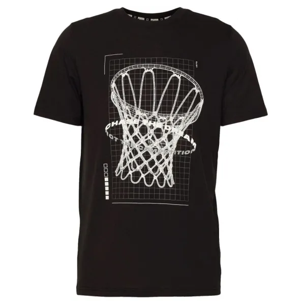 Camiseta manga corta baloncesto Puma Perimeter Tee en negro