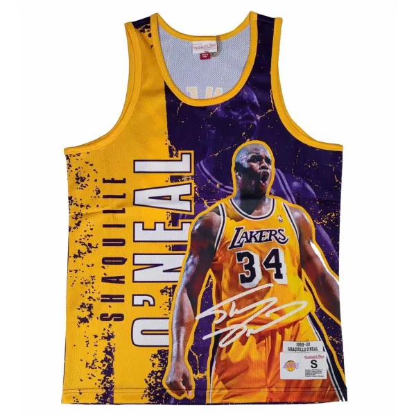 Camiseta Shaquille O´neal NBA player burst Mitchell and Ness