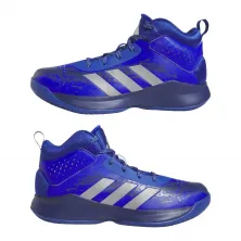 Zapatillas baloncesto Adidas Cross Em Up 5 azules niño