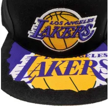 Gorra plana Los Angeles Lakers NBA Munch Time de Mitchell and Ness