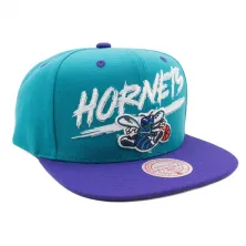 Gorra plana Charlotte Hornets transcript VNTG Mitchell and Ness