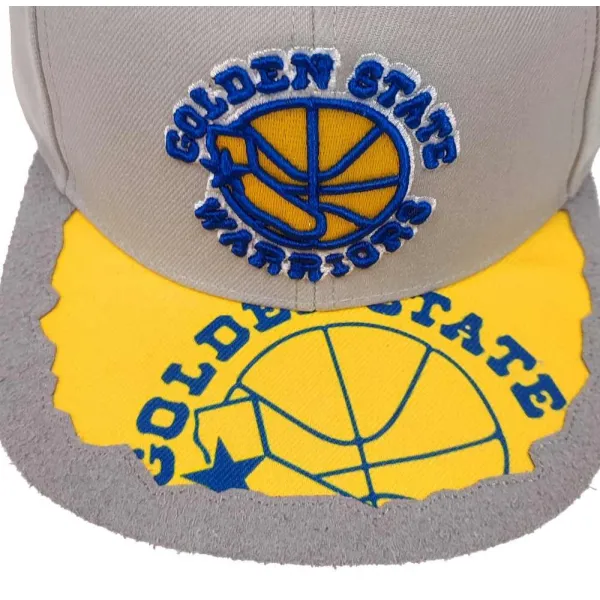 Gorra plana Warriors NBA Munch Time en gris