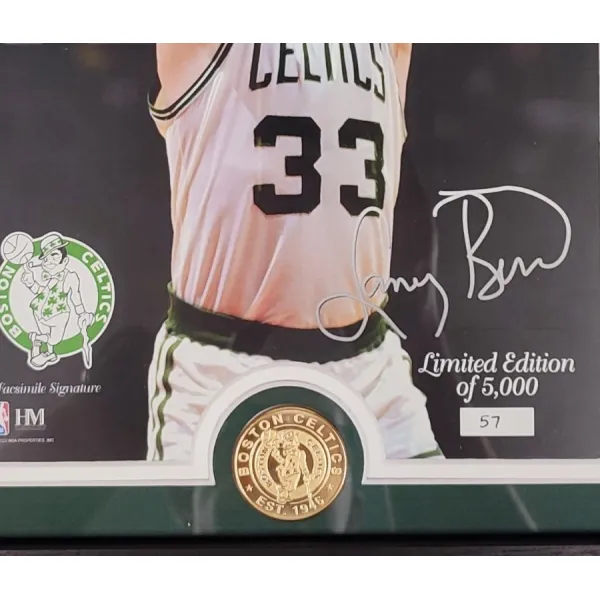 Poster Enmarcado Larry Bird en Boston Celtics 1979-1992