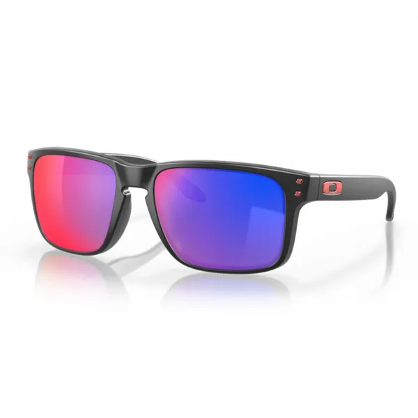 Gafas de sol Oakley Holbrook - Matte black Red Prizm Red iridium