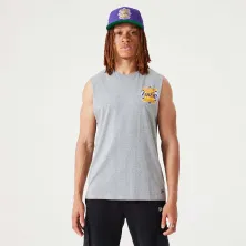 Camiseta "NBA Championship Sleeveless Lakers Back Print Logo"