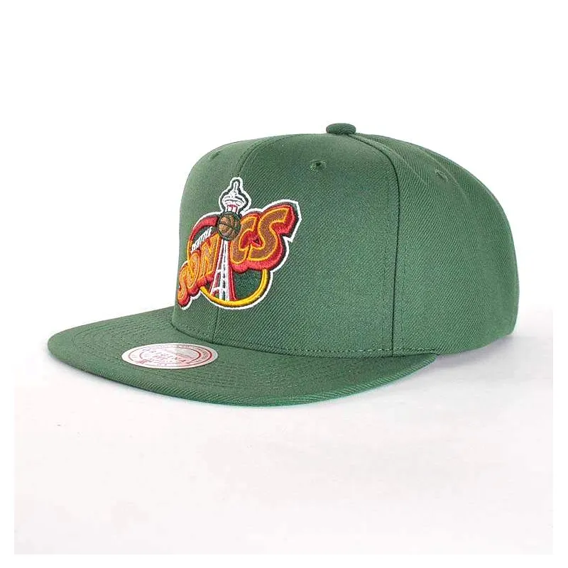 Gorra plana Seattle Supersonics "Conference Patch" - Mitchell and Ness