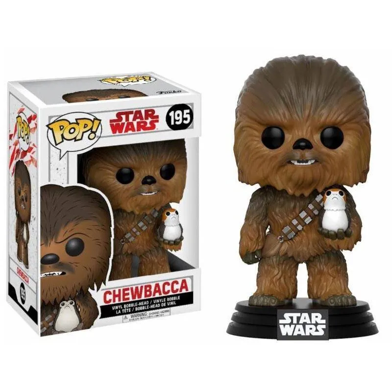 Funko Pop Star Wars Episode VIII - Chewbacca & Porg 195