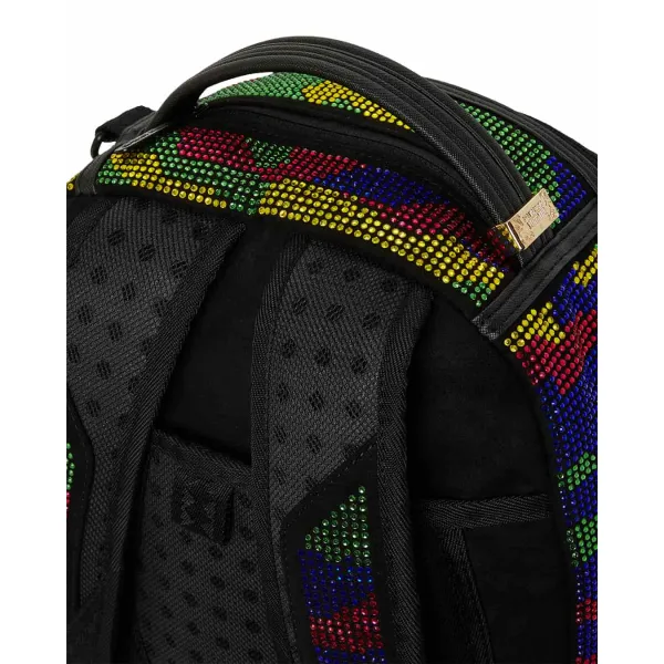 Mochila Sprayground Trippy Trinity Camo Crystal