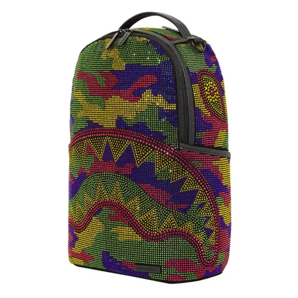 Mochila Sprayground Trippy Trinity Camo Crystal