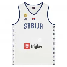 Camiseta Serbia baloncesto 100 Aniversario blanca - Peak