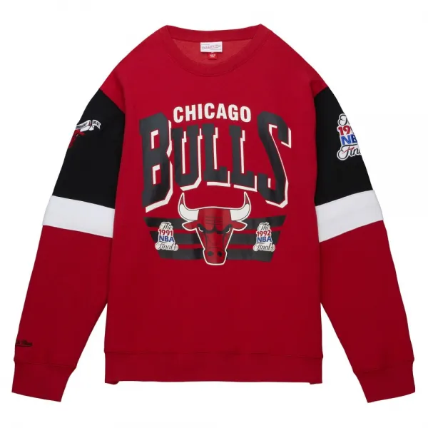 Sudadera Chicago Bulls NBA All Over Crew 3.0 Mitchell and Ness