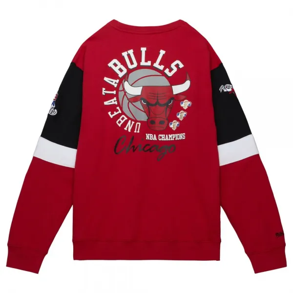 Sudadera Chicago Bulls NBA All Over Crew 3.0 Mitchell and Ness