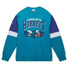 Sudadera Charlotte Hornets NBA All Over Crew Mitchell and Ness