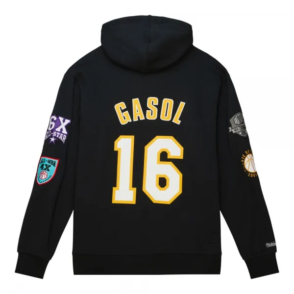 Sudadera Pau Gasol con Lakers NBA Hall of Fame