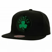 Gorra plana Boston Celtics "Now you see me" - Mitchell and Ness roja