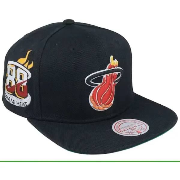 Gorra plana Miami Heat "NBA Side Jam" - Mitchell and Ness