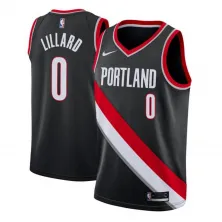 Camiseta Damian Lillard Icon Edition Portland Trail Blazers Vista frontal