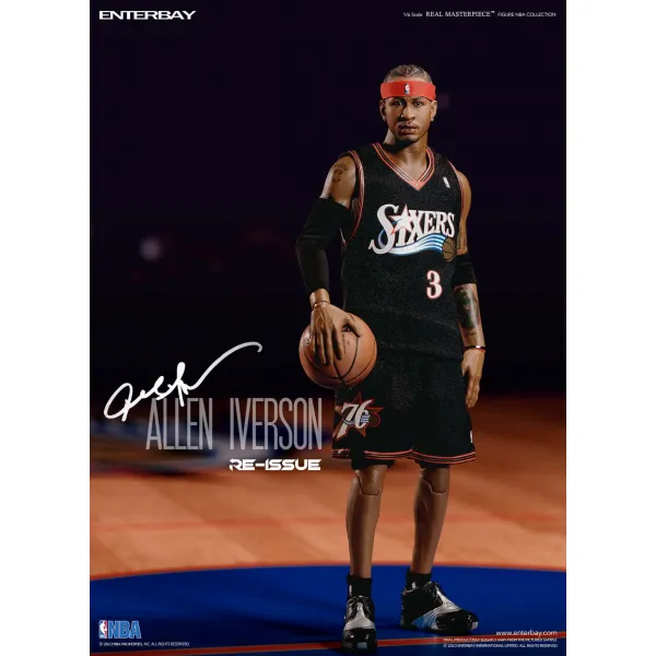 Figura Enterbay Allen Iverson 1/6 Philadelphia 76Ers Sixers - Masterpiece