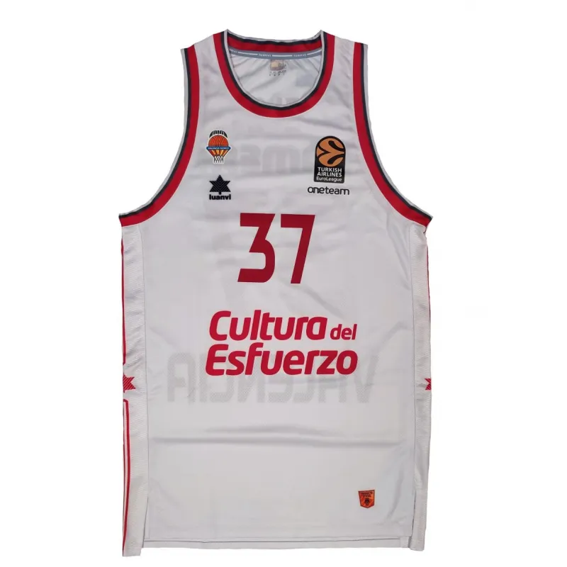 Camiseta Semi Ojeleye Valencia Basket Euroliga Tercera Equipacion Oficial - Luanvi 2023/24