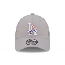 Gorra Los Angeles Dodgers Essentials team logo gris