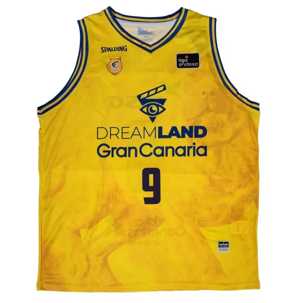 Camiseta Baloncesto Nicolas Brussino Gran Canaria Spalding primera equipacion