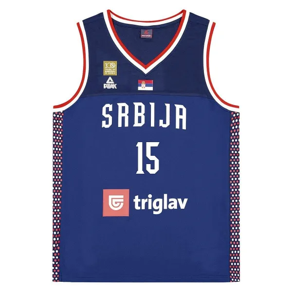 Camiseta Nikola Jokic Serbia 100 Aniversario azul