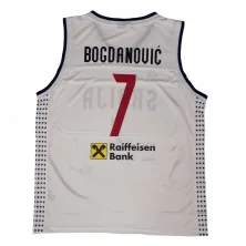 Camiseta Bogdan Bogdanovic Serbia 100 Aniversario Blanca - Peak