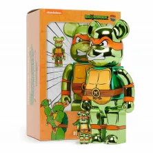 Bearbrick de Michelangelo Teenage Mutant Ninja Turtle