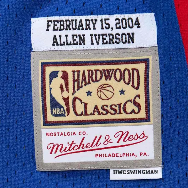 Camiseta Allen Iverson Swingman All Star East 2004-05 de Mitchell and Ness