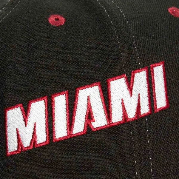 Gorra Curva Miami Heat NBA Overbite Pro HWC de Mitchell and Ness