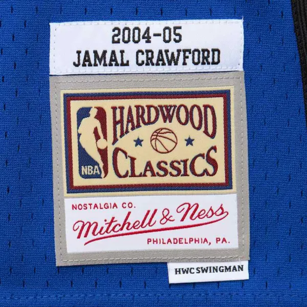 Camiseta Jamal Crawford con New York Knicks Mitchell and Ness