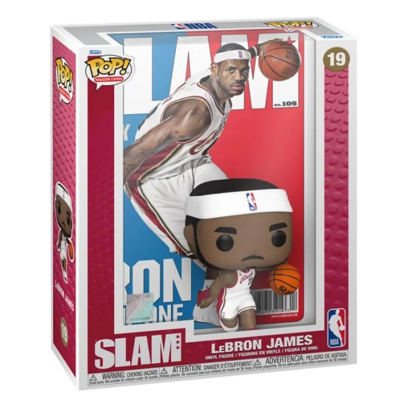 Funko Pop Lebron James Slam Cover 19 - Cleveland Cavaliers