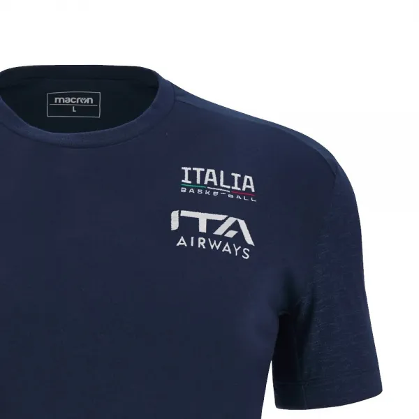 Camiseta manga corta Italia baloncesto Macron - 2024