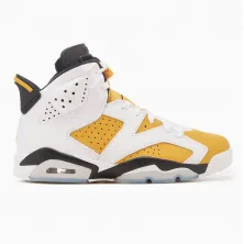 Zapatillas Nike Air Jordan 6 Retro Yellow Ochre vista lateral