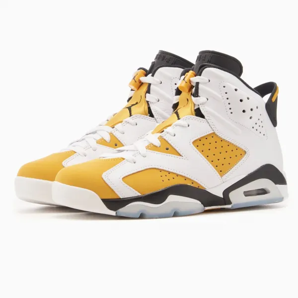 Zapatillas Nike Air Jordan 6 Retro Yellow Ochre vista frontal