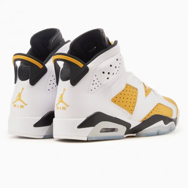 Zapatillas Nike Air Jordan 6 Retro Yellow Ochre vista trasera