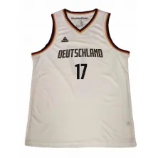 Camiseta Dennis Schröder Alemania - Peak Baloncesto blanca