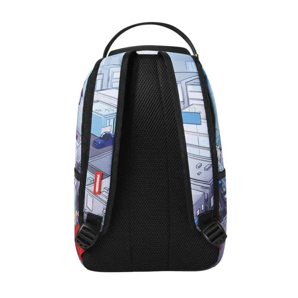 Mochila Mini Sprayground Chillin Like a Building vista trasera