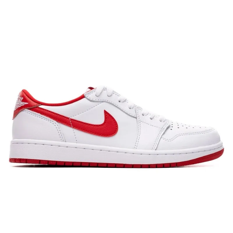 Zapatillas Nike Air Jordan 1 Low Retro OG White- University Red