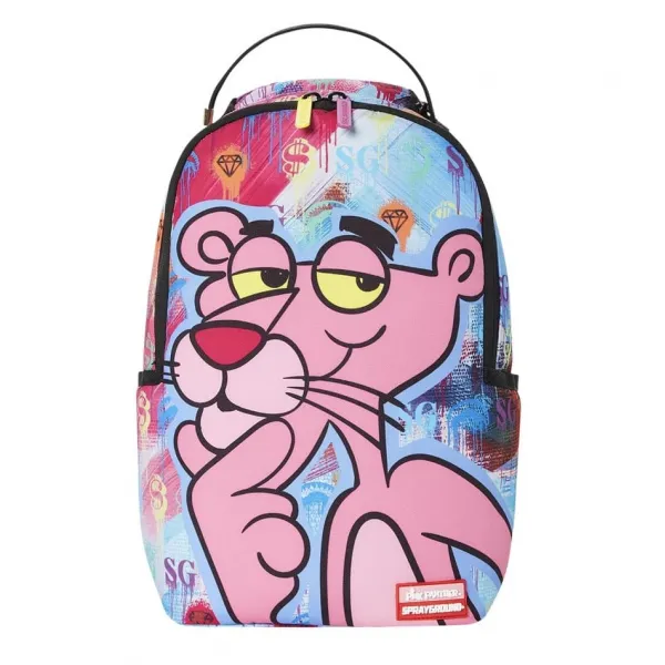 Mochila Mini Sprayground Pink Panther vista frontal