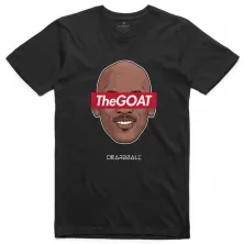 Camiseta DearBball - The GOAT Black