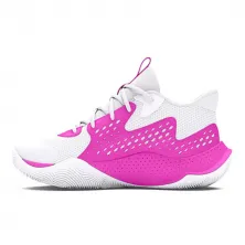 Zapatillas Under Armour Jet 23 GS White/Pink