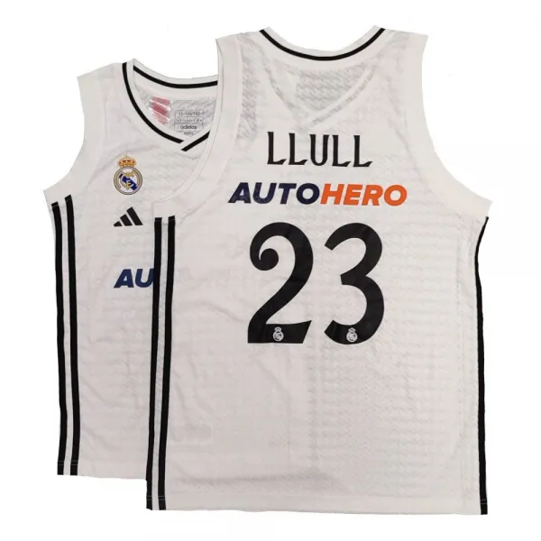 Camiseta Sergio Llull Real Madrid Baloncesto Junior trasera