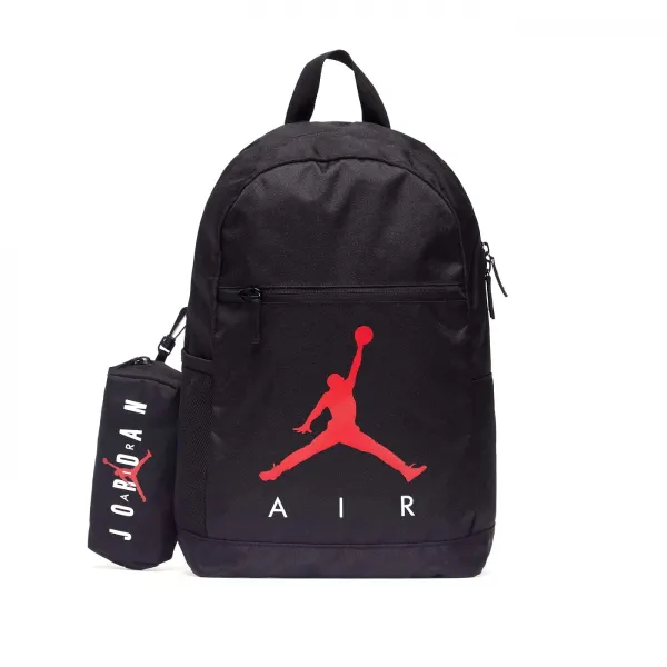 Mochila baloncesto Jordan Air School negra frente