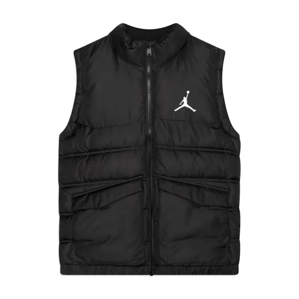 Chaleco basket Jordan JB Puffer negro frente